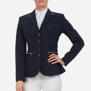 NWT Equiline Cosima Show Coat -Navy - Size 44